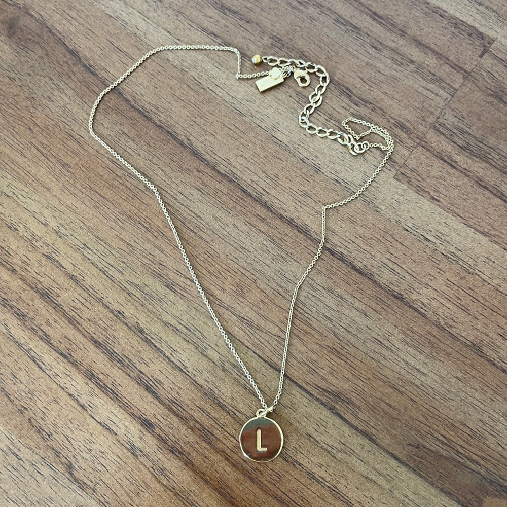 Kate Spade L initial necklace